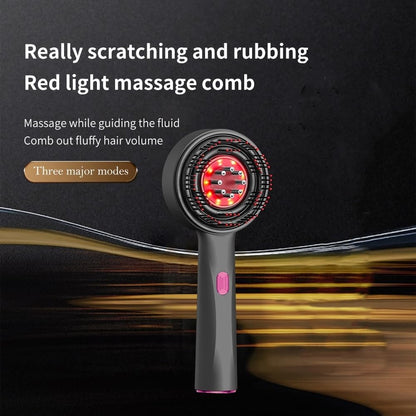 Red Light Therapy, Electric Scalp & Head Massager, Head Massager Comb with Built-in Hair Oil Applicator