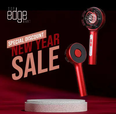 Red Light Therapy, Electric Scalp & Head Massager, Head Massager Comb with Built-in Hair Oil Applicator